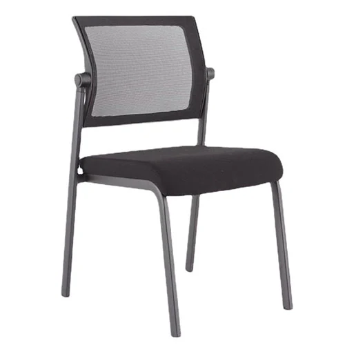 BW5217 mesh fixed chair on a four-leg frame