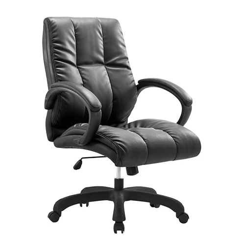 BW5223 mid back leather office swivel chair