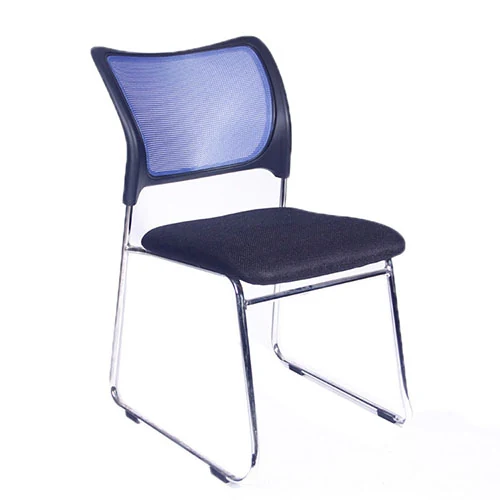 BW5328 mesh fixed chair with a reinforced seat frame