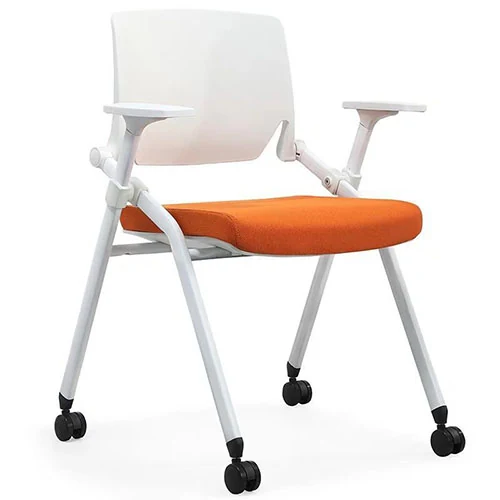 BW5412 folding training chair with a writing tablet option