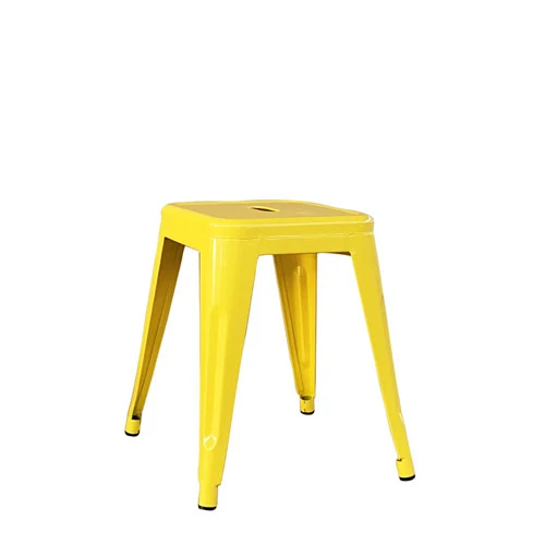Stackable metal Tolix-style stool for terraces, bars and canteens - view 4