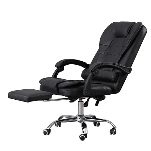 PU leather ergonomic high back executive chair with massage function - view 2