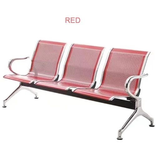 Public waiting chair, steel 3 seater, USD 21-40, BW9501 - view 4