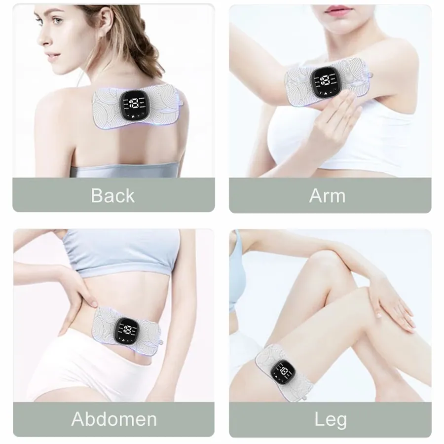 Tens Ems Mini Tens Unit Muscle Stimulator 6 Massage Mode Menstrual Cramp Relief Device Massager manufactured by Bisd