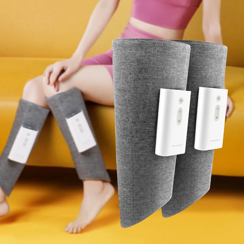 wireless cordless portable Multifunct air compression leg massager Calf Wraps blood circulation leg massager manufactured by Bisd