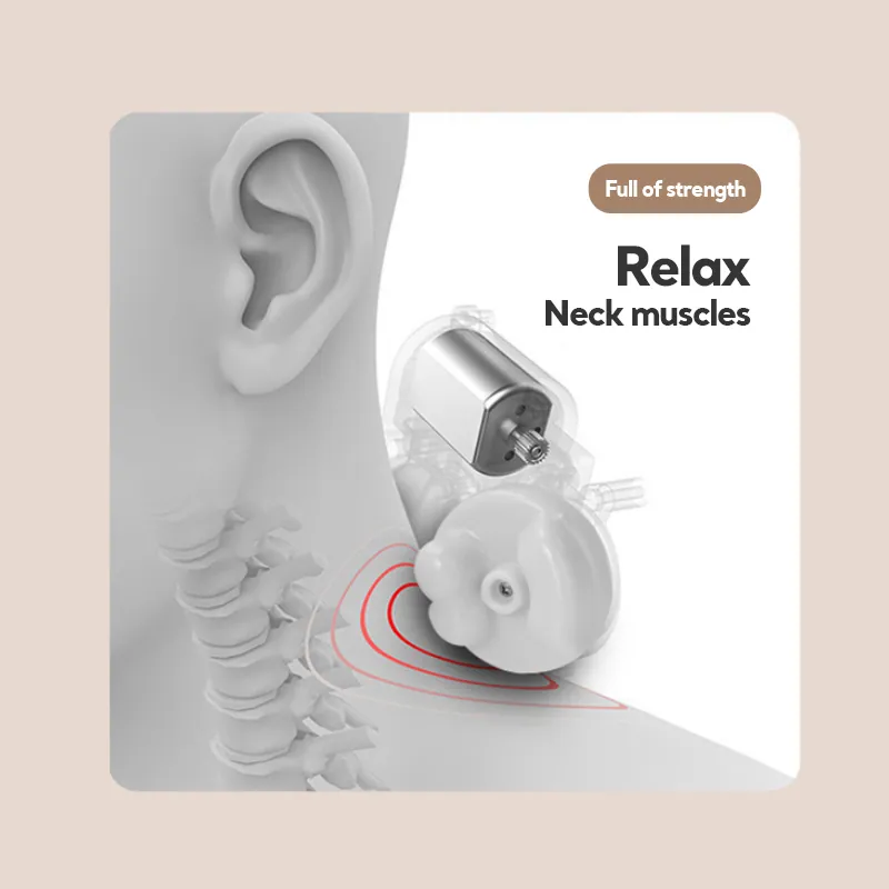 Human-like Finger Kneading Electric Travel Pillow Cordless Electric Neck Massager U-shaped Pillow manufactured by Bisd