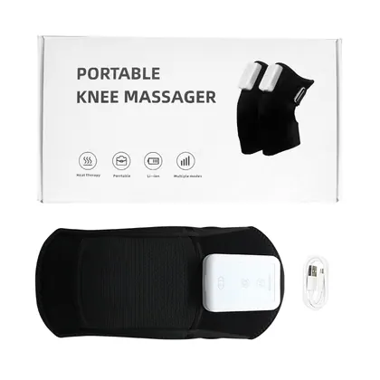 Electric Intelligent Smart Hot Compress Therapy Cordless Leg Knee Relaxing Massager Heating Pad For Knee With Heat Compression detail view 5