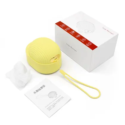 2024 Relax Scalp Head Massager With Red Light Electric Head Massage Machine Eliminate Fatigue Waterproof detail view 6