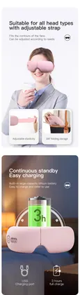 Eye Care Massager,Intelligent Music 4d Smart Electric Airbag Vibration Hot Eye Massager Equipment With Heat Compression detail view 9