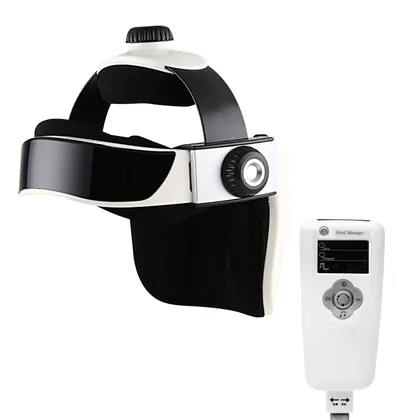 Electric Automatic Heat Compression Smoothing Music Vibrating Head Massager Head Massager Helmet detail view 3