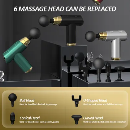 Portable Deep Tissue Percussion Muscle Back Popular And Powerful Massage Gun Super Mini Massage Gun For Pain Relief detail view 14