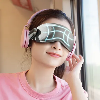 Smart Electric Eye Massage Machine Vibrating Cold Hot Compress Eye Care Massager Eye Mask Massager detail view 6