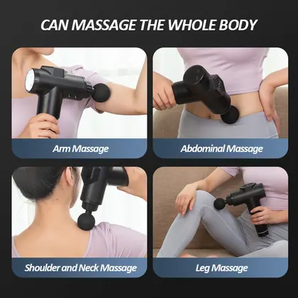 New High Quality Manufacturer Usb 99 Speed Handheld Professional Sports Electric Percussive Deep Tissue Muscle Massage Gun detail view 10