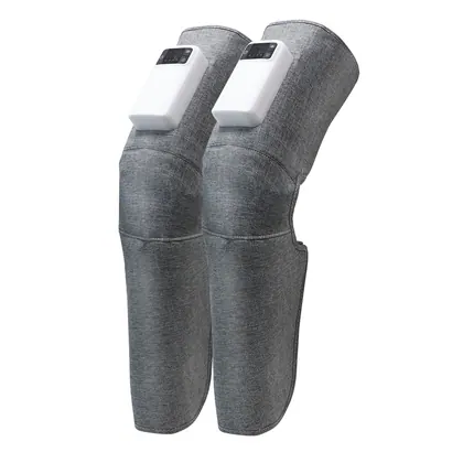 Air Wave Massager Pressure Physiotherapy Instrument Pneumatic Circulation Air Pressure Leg Massager With Knee Heat manufactured by Bisd