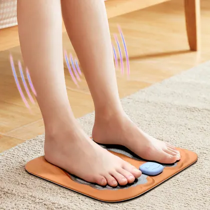Portable Automatic Feet Muscle Stimulator Massage Ems Electric Vibrating Foot Massager detail view 4