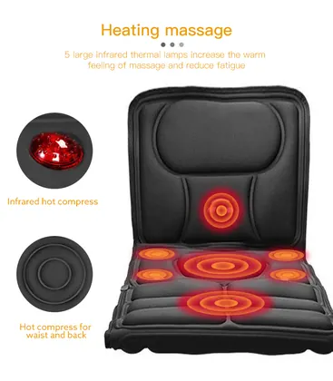 Oem Odm Massage Mat Mattress With Heating And Vibrating Full Body Shiatsu Electric Massage Mattress detail view 8
