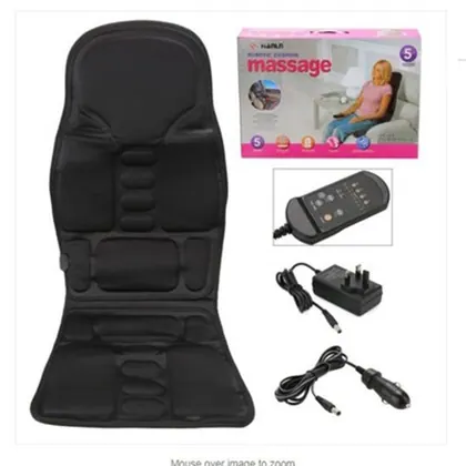 Hot Cheap Neck Back Buttock Vibrating Massage Car Seat Cushion Full Body Home Electronic Vibration Massage Cushion detail view 3