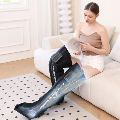 Oem Odm 2024 New Rechargeable Wireless Therapy Foot Calf Leg Air Compression Recovery Boots Recovery For Legs detail view 4