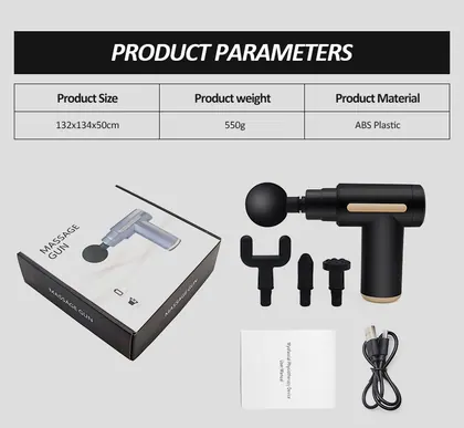 Mini Charging Fascia Gun Vibration Massage Machine Mini Fascia Muscle Massage Gun detail view 9