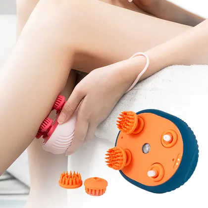 2024 Relax Scalp Head Massager With Red Light Electric Head Massage Machine Eliminate Fatigue Waterproof detail view 2