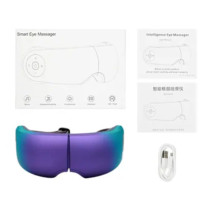 Wireless Air Pressure Vibration Eye Massager Heating Eye massage with Music detail view 5