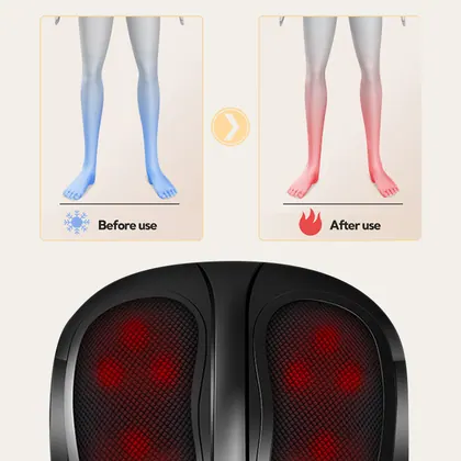 Electric Infrared Rolling Foot Massager With Heat Calf And Foot Massager Massage Machine Home Health Care detail view 4