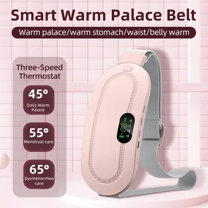 Warm Palace Belt Womens Portable Heating Pad Cramps Massage Menstrual Period Pain Relief Device Heating Pad detail view 4
