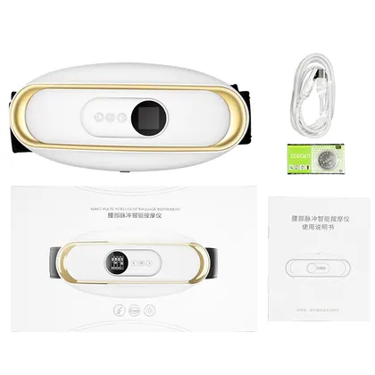 Hot Compress Warm Palaceportable Heated Vibrating Electric Slimming Massage Belt Stomach Massager Period Pain detail view 9