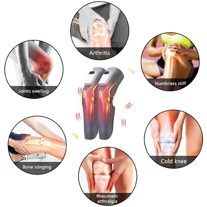 Air Wave Massager Pressure Physiotherapy Instrument Pneumatic Circulation Air Pressure Leg Massager With Knee Heat detail view 6