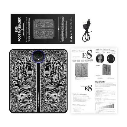 New Trending Hot Products Tens Ems Foot Massage Mat Pad For Ems Vibrating Electric Foot Massage Machine detail view 8