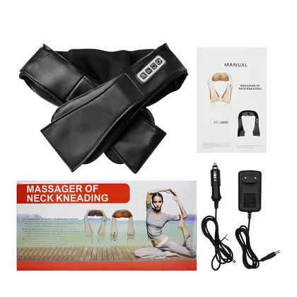 Shiatsu Deep Kneading Back Massager With Heat Car Office Home Massager Belt Pain Relief Neck Shoulder Massager detail view 3