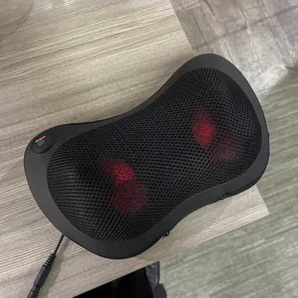 Popular electric car heat massage pillow Kneading shiatsu infrared massage pillow for neck, back,shoulder,leg massage detail view 10