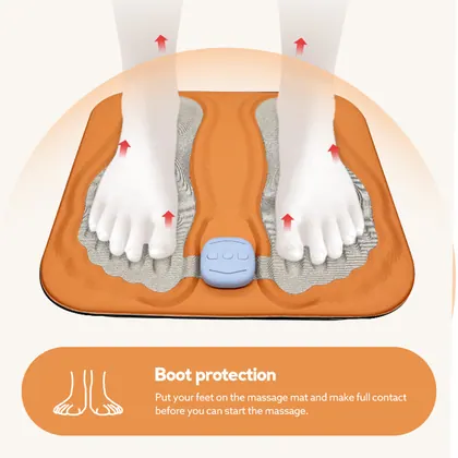 Portable Automatic Feet Muscle Stimulator Massage Ems Electric Vibrating Foot Massager detail view 3