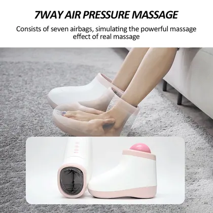 Newly Design Lightweight Appearance Shiatsu Deep Kneading Airbag Leg Foot Rest With Massager Machine Price detail view 12