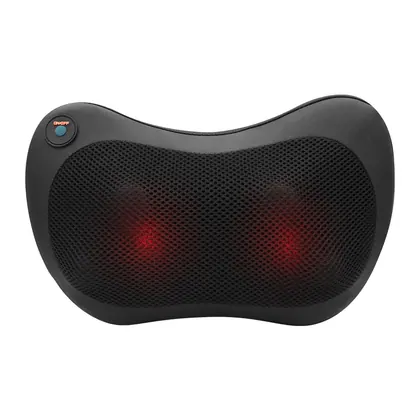 Popular electric car heat massage pillow Kneading shiatsu infrared massage pillow for neck, back,shoulder,leg massage detail view 4