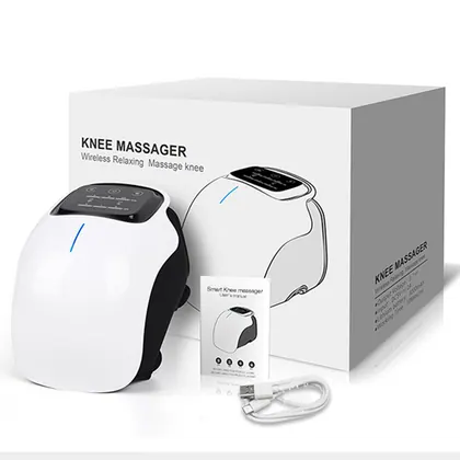 New Portable Electric Heating Knee Massager For Knee Pain,Heat Vibration Knee Massager detail view 7