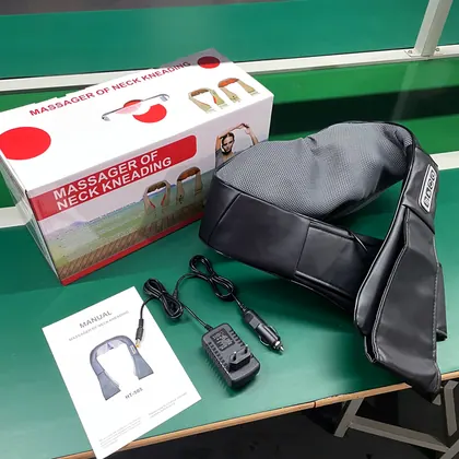 Shiatsu Deep Kneading Back Massager With Heat Car Office Home Massager Belt Pain Relief Neck Shoulder Massager detail view 4