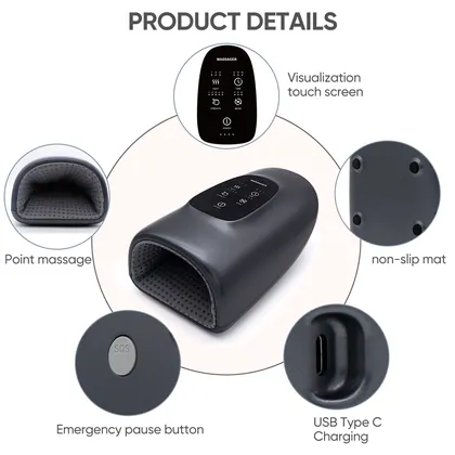 New Magic Electric Vibration Massageing Hand Air Compression Guard Hand Massage Tools For Arthritis Thumb detail view 8
