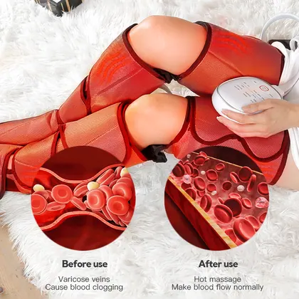 Customized Massage Air Compression Sports Recovery Boots Foot Leg Air Pressure Massager Air Recovery Boots Pressotherapy detail view 7