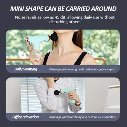 Portable Electric Wholesale Electric Body Deep Tissue Percussive Muscle Mini Massage Gun,Massager Gun Mini 2023 detail view 7