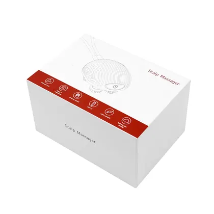2024 Relax Scalp Head Massager With Red Light Electric Head Massage Machine Eliminate Fatigue Waterproof detail view 7
