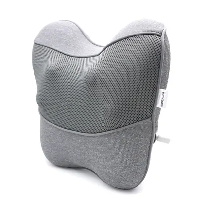 Memory Foam And Lumbar Support Shiatsu Japanese Relaxation Car Travel Massage Head Neck Body Back Pillow Neck With Heat Massager detail view 8