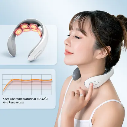 Oem Mini Manufacturers Masajeador Cuello Travel Electric Neck Massager Muscle Neck Lifting Pain Cervical detail view 7