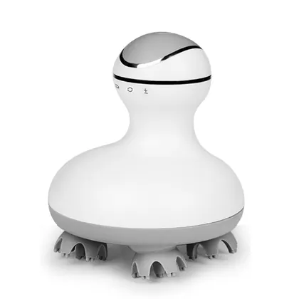 Wholesale Body Care Waterproof Vibrating Silicone Electric Hair Massager Scalp Brush Head Massager detail view 3