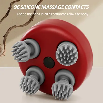 New Portable Mini Wireless Vibrating Hair Electronic Head Scalp Massage Electric Devices For Stress Relief detail view 6