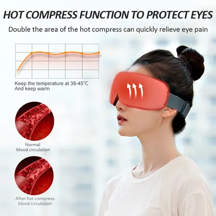 Professional Home Use Electric Eye Massager Rechargeable Smart Vibration Relieve Eye Fatigue Eye Massage Instrument detail view 11