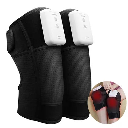 Electric Intelligent Smart Hot Compress Therapy Cordless Leg Knee Relaxing Massager Heating Pad For Knee With Heat Compression detail view 6