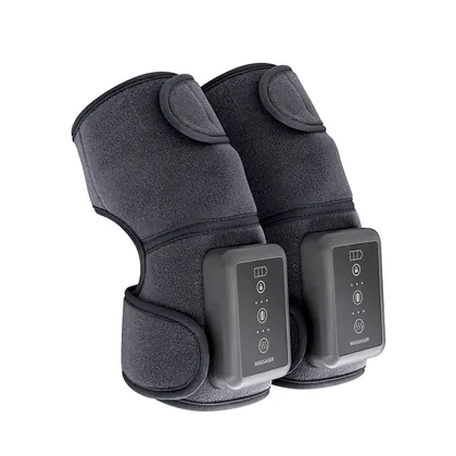 Wireless Relaxing Knee Brace Wrap Smart Electric Leg Joint Heating Massage Knee Pads Knee Massager With Heat And Vibration manufactured by Bisd