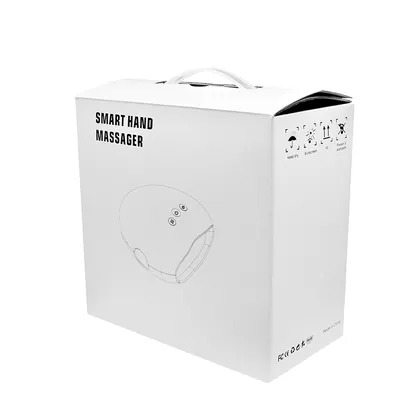 Oem Odm Electric Rechargeable Cordless Portable Shiatsu Air Compression Finger Hot Compress Hand Massager Machine detail view 8