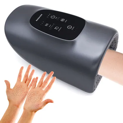 Heat Portable Cordless New Professional Travel Mini Foam Finger Joint Electric Mini Hand Massager For Arthritis detail view 2